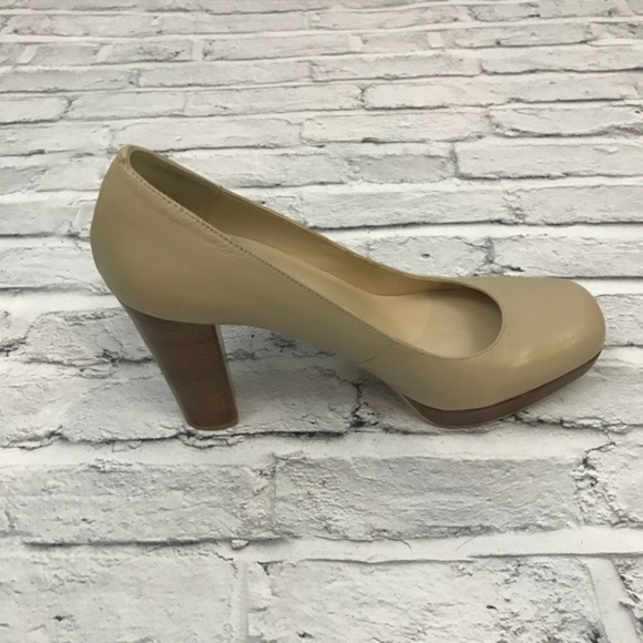 Jeffrey Tyler Leather Nora Platform Heels Size 9 - Picture 4 of 8